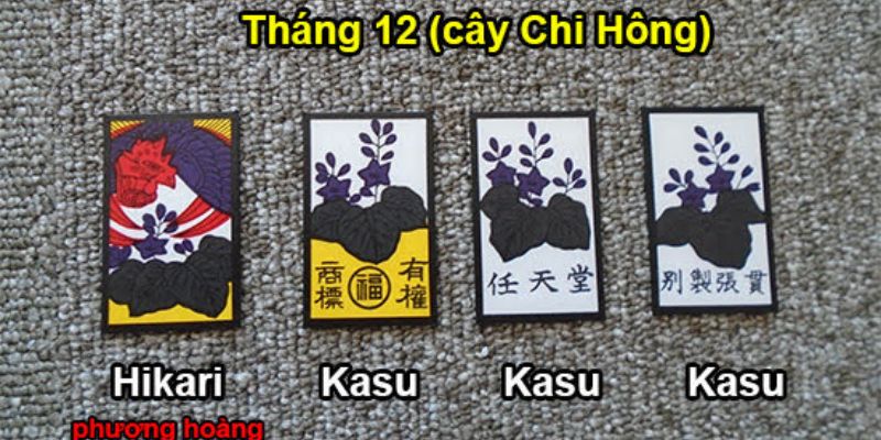 Hướng Dẫn Chơi Bài Hoa (Koi Koi) từ Sân Chơi 188BET phần 3 Cách chia theo tháng là như thế nào?
